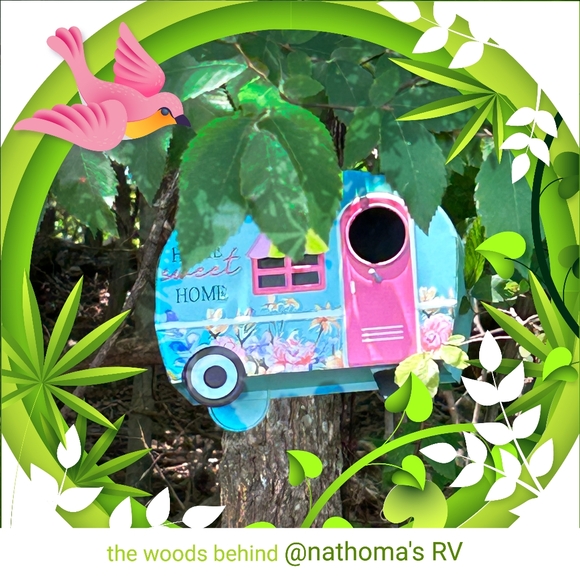 Metal Birdhouse Campers, Ladybug, Sunflower, Bee - Picture 5 of 8